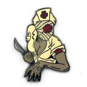 Silent Hill Nurse Horror Enamel Pin